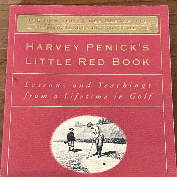 GOLF Book Harvey Penick's Little Red Book - lessons & teachings a lifetime golf - Picture 1 of 16
